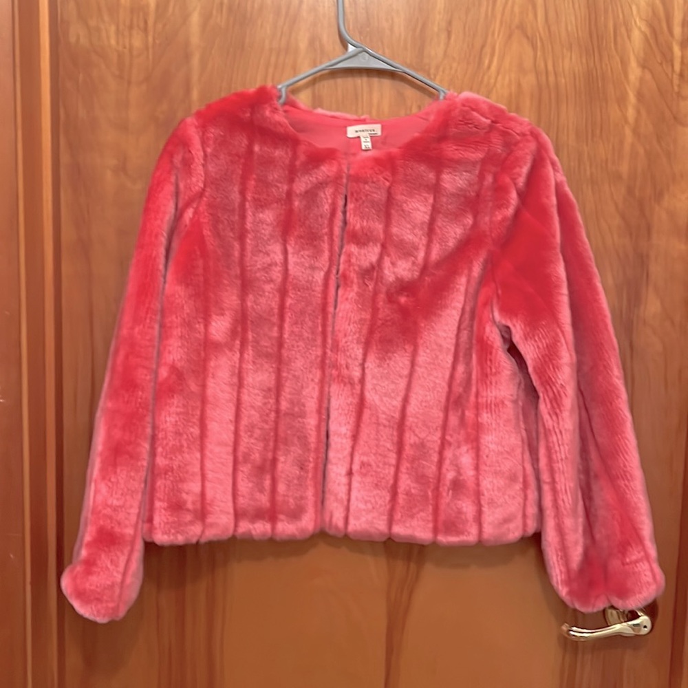 Monteau girls XL hot pink coat